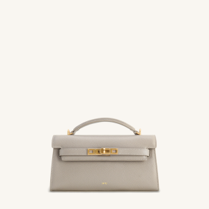 Noor Top Handle Bag - Elephant Gray