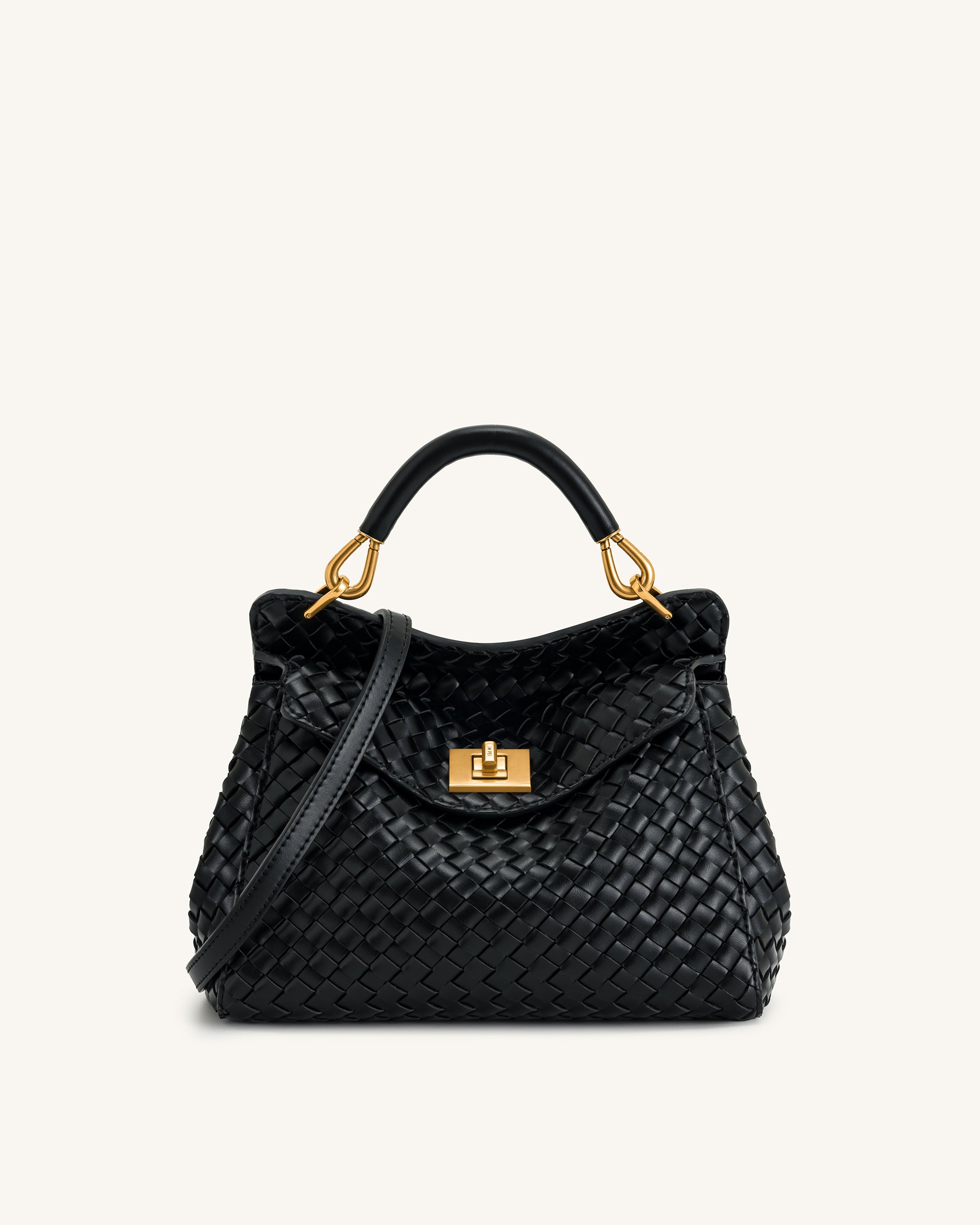 lucia-classic-top-handle-woven-bag-black
