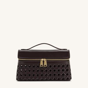 Thea Top Handle Bag -  Deep Claret