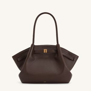 Hana Medium Tote Bag - Dark Brown